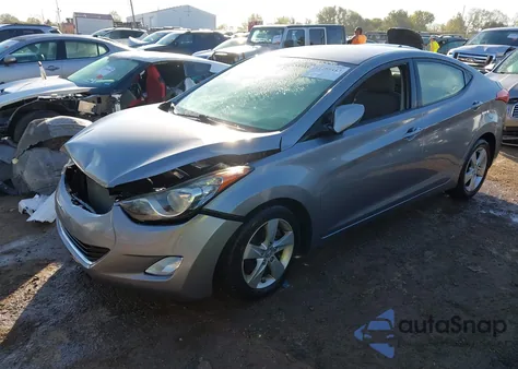 2012 Hyundai Elantra Gls (Ulsan Plant) из США, поврежденный, VIN KMHDH4AE0CU415727
